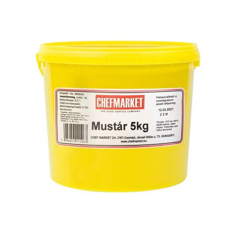 Mustár vödrös 5kg