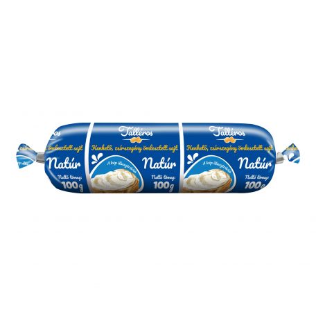 Talléros natúr félzsíros ömlesztett tömlős sajt 100g