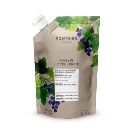 Ponthier fekete ribizli gyümölcspüré 1kg