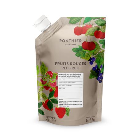 Ponthier piros gyümölcs mix gyümölcspüré 1kg