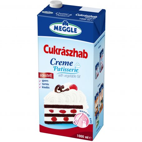 Meggle UHT növényi habalap cukrozott 25% 1l