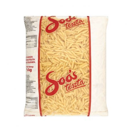 Soós 4 tojásos penne tészta 5kg