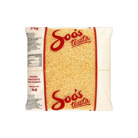 Soós 4 tojásos csiga tészta 5kg