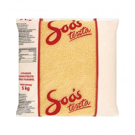 Soós 4 tojásos gépi tarhonya 5kg