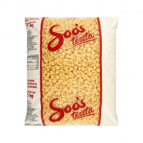 Soós 4 tojásos kagyló tészta 5kg