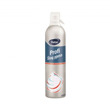 Debic slag pjena UHT tejszínhab spray cukrozott 26% 700ml