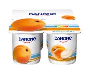 Danone könnyű és finom multipack sárgabarack ízű joghurt 4x125g