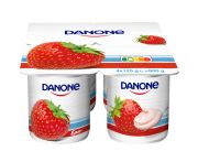 Danone könnyű és finom multipack eper ízű joghurt 4x125g