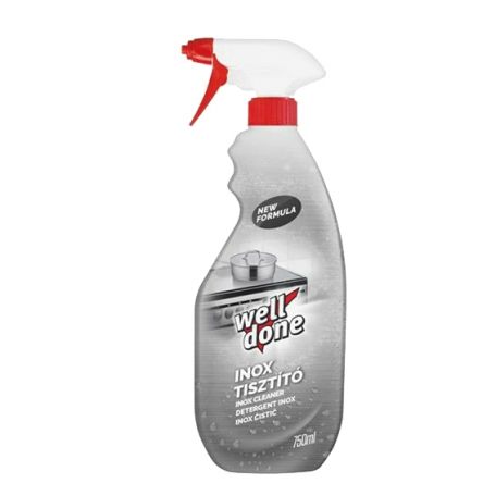 Well Done szórófejes inox tisztítószer 750ml