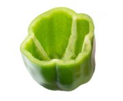 Zöld kaliforniai paprika mosott csumázott