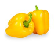 Sárga kaliforniai paprika mosott
