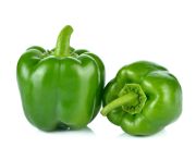 Zöld kaliforniai paprika mosott