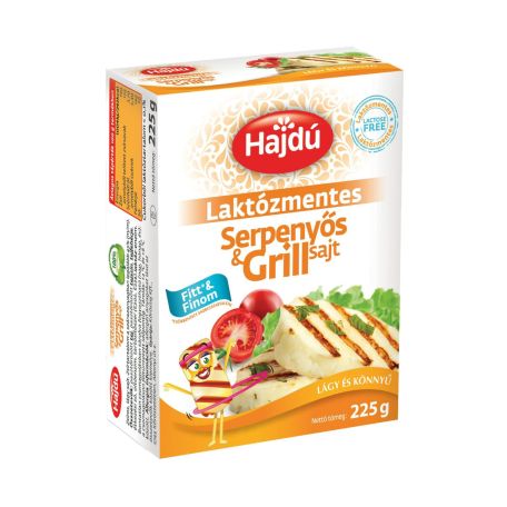 Hajdú serpenyős & grill laktózmentes grillsajt 225g