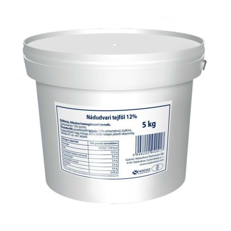 Nádudvari tejföl 12% 5l
