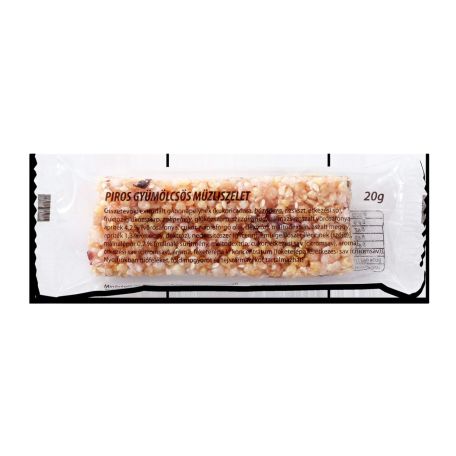 Piros gyümölcsös müzli szelet 120x20g