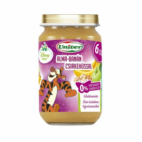 Univer bébiétel almaszósz banánnal csirkehússal 160g