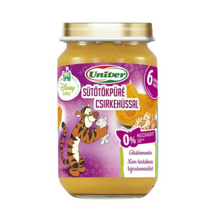 Univer bébiétel sütőtökpüré csirkehússal 163g