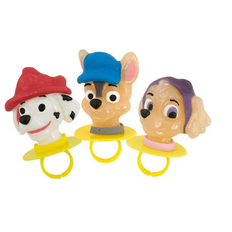 Paw Patrol candy ring nyalóka gyűrű 24db