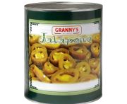 Granny's jalapeno paprika szeletelt 3100ml/2800g/1600g