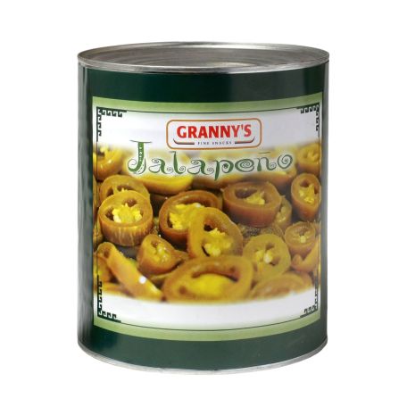 Granny's jalapeno paprika szeletelt 3100ml/2800g/1600g