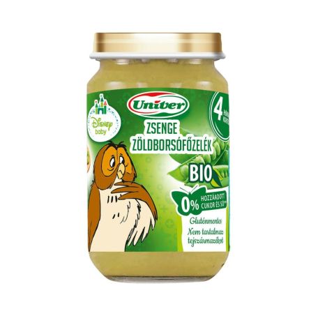 Univer bébiétel bio zsenge zöldborsófőzelék 163g