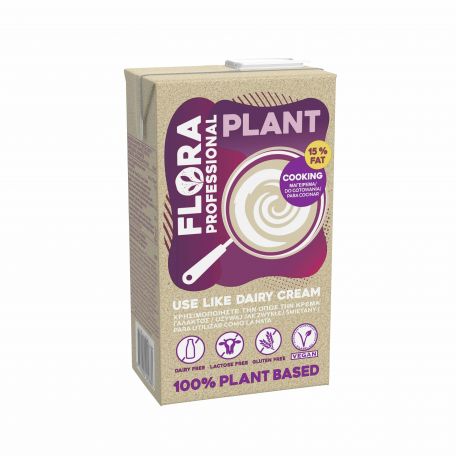 Flora Plant Cream 15% zsírtartalmú vegán növényi főzőkrém 1l