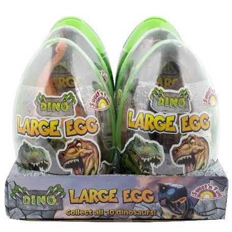 Dino large egg meglepetés tojás cukorkával 6db