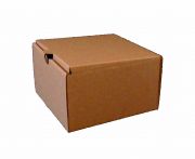 Papír hamburger doboz fedeles kraft 150x150x90