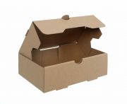 Papír fedeles szendvics és hot-dog doboz 250x100x70