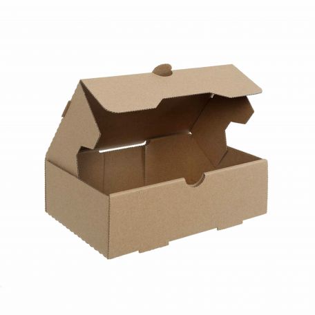 Papír fedeles szendvics és hot-dog doboz 250x100x70