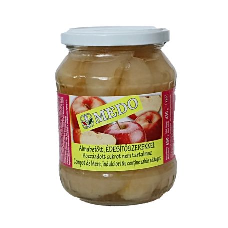 Diabetikus alma befőtt 680/430g