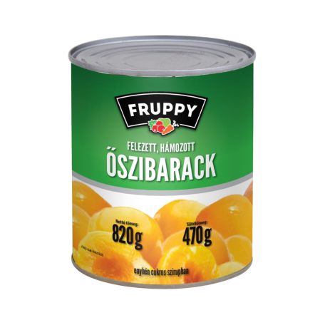 Őszibarack konzerv 820g/470g