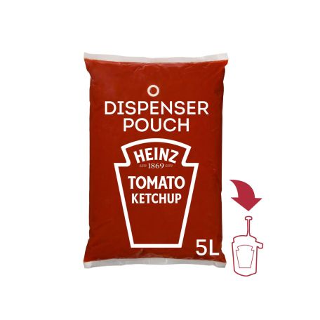Heinz zacskós ketchup 5l/5,8kg