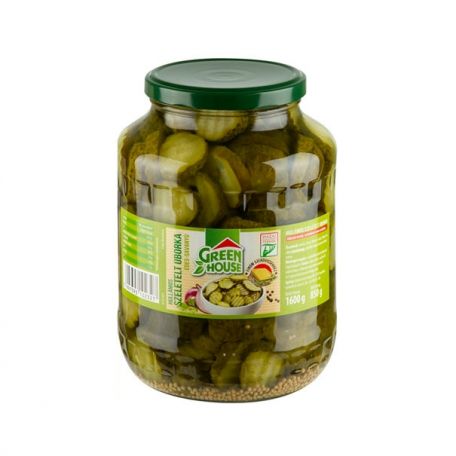Szeletelt csemegeuborka 1700ml/1600g/850g