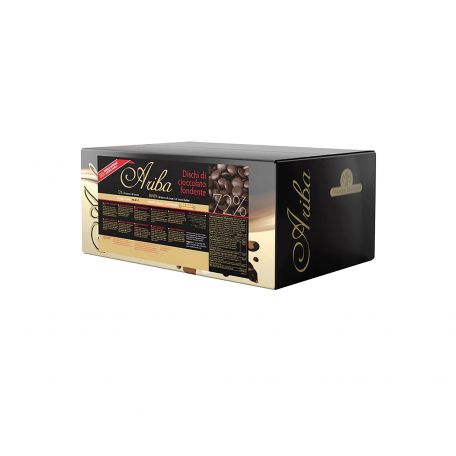 Ariba étcsokoládé pasztilla 72% (37/39) 10kg