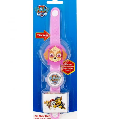 Paw Patrol világító karkötő cukorkával/ 24db