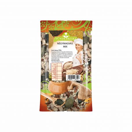 Négymagvas magkeverék mix (szezám, len, tök, napraforgó) 200g
