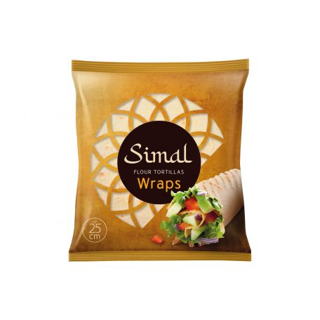 Simal dürüm tortilla 25cm 18db/csomag 1134g