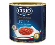 Cirio paradicsomkonzerv hámozott aprított 2500g/1650g