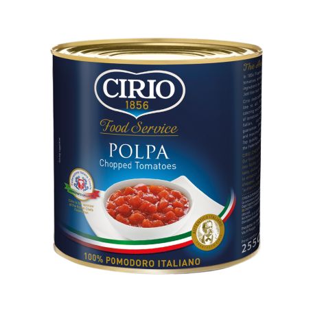 Cirio paradicsomkonzerv hámozott aprított 2500g/1650g