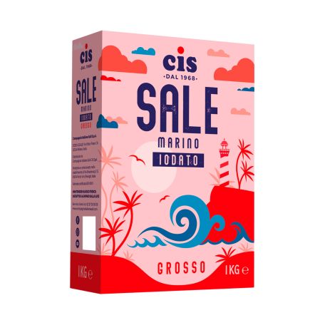 Tengeri só durva papírdobozban 1kg
