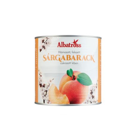 Sárgabarack konzerv 2600/1500g