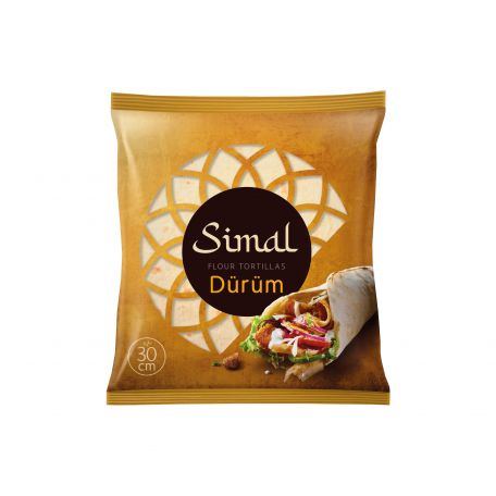 Simal dürüm tortilla 30cm 18db/csomag 1620g