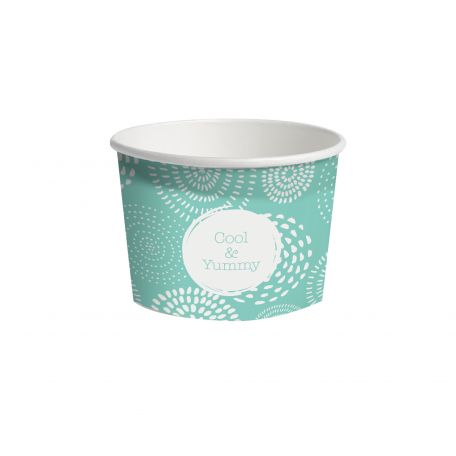 Papírtégely fagyis 260ml 55db/csomag