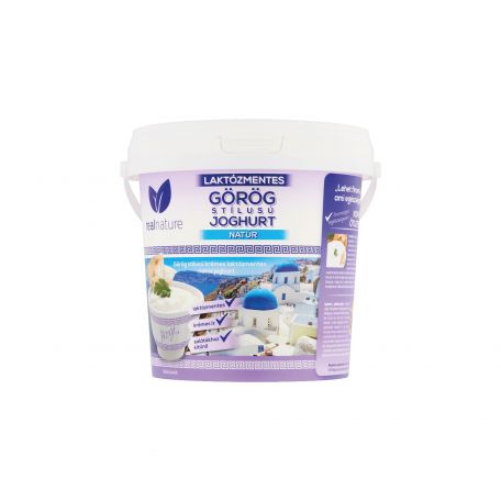 Real Nature görög laktózmentes joghurt 10,9% 1l