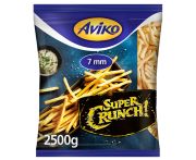 Aviko Super Crunch 7mm hasábburgonya ropogós bevonattal gyorsfagyasztott 2500g