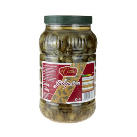Il conte szeletelt jalapeno paprika PET 3000g/1500g