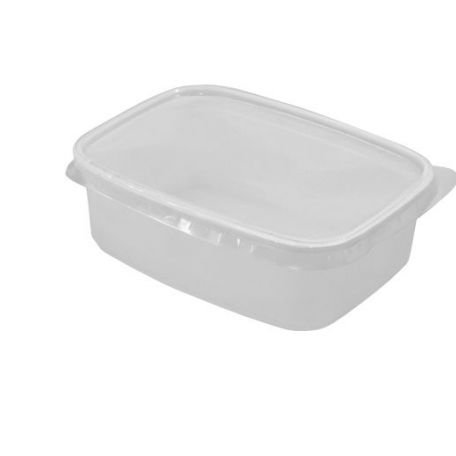 Műanyag víztiszta svédtál "safepack" mikrózható 350ml 50db/csomag PP