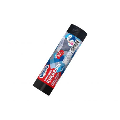Szemeteszsák újrahasznosított bivalyerős 60L/10db 15µ