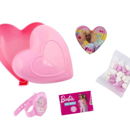 Barbie meglepetés szív cukorkával /18db
